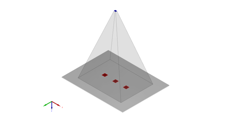 Общий вид 2D модели зоны склейки стеклопластиковой лопасти